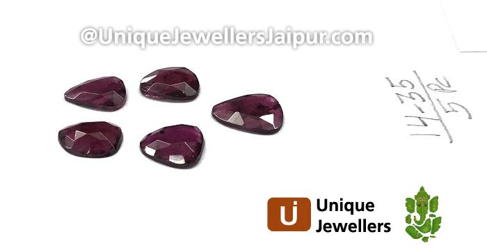 Rhodolite Garnet Rose Cut Slices