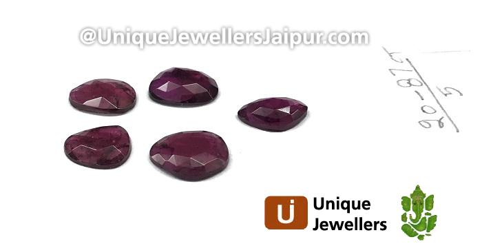 Rhodolite Garnet Rose Cut Slices