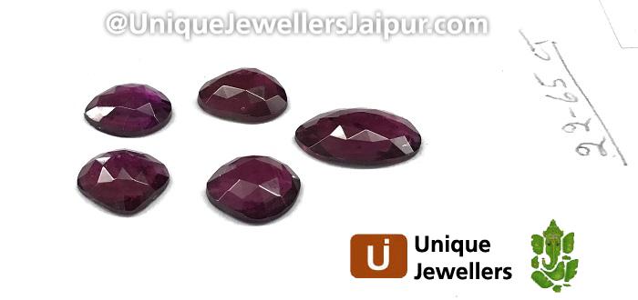 Rhodolite Garnet Rose Cut Slices