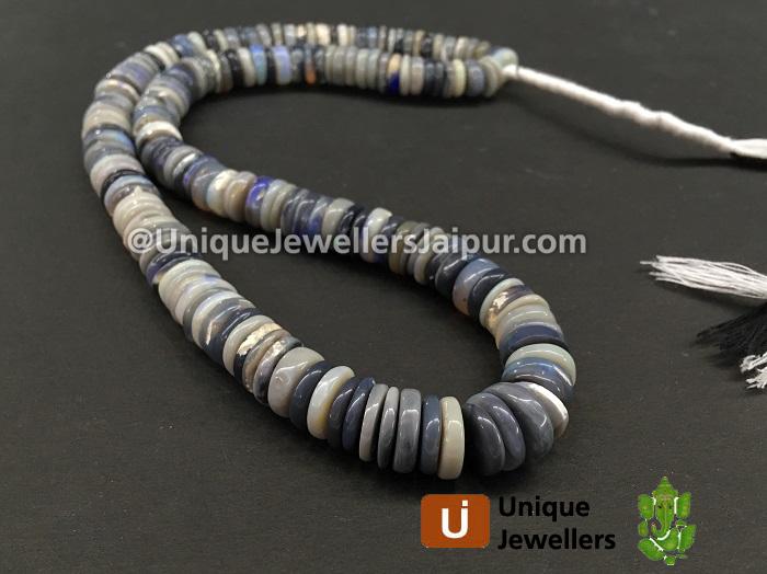 Australian Opal Smooth Tyre Beads