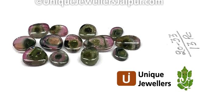 Watermelon Tourmaline Smooth Slices