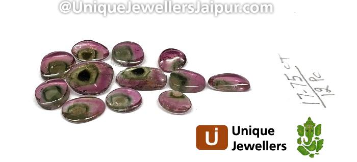 Watermelon Tourmaline Smooth Slices