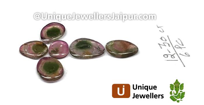 Watermelon Tourmaline Smooth Slices