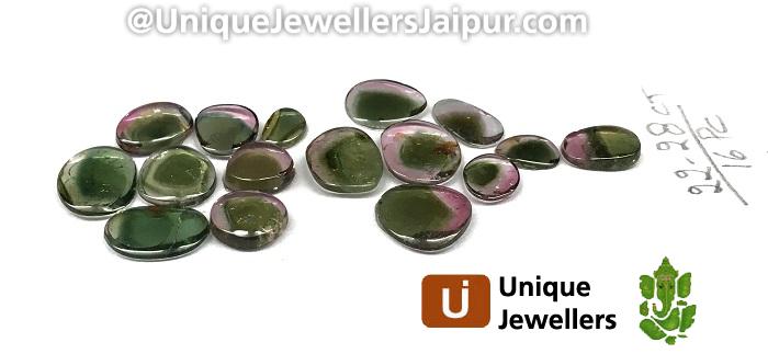 Watermelon Tourmaline Smooth Slices