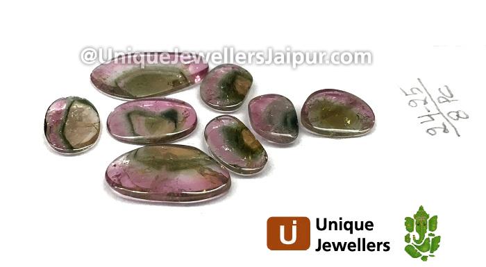 Watermelon Tourmaline Smooth Slices