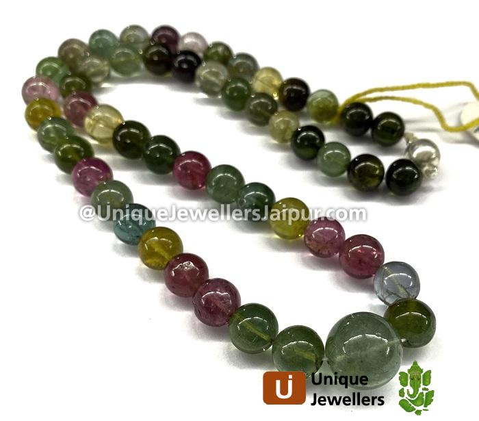 Tourmaline Smooth Far Round Beads