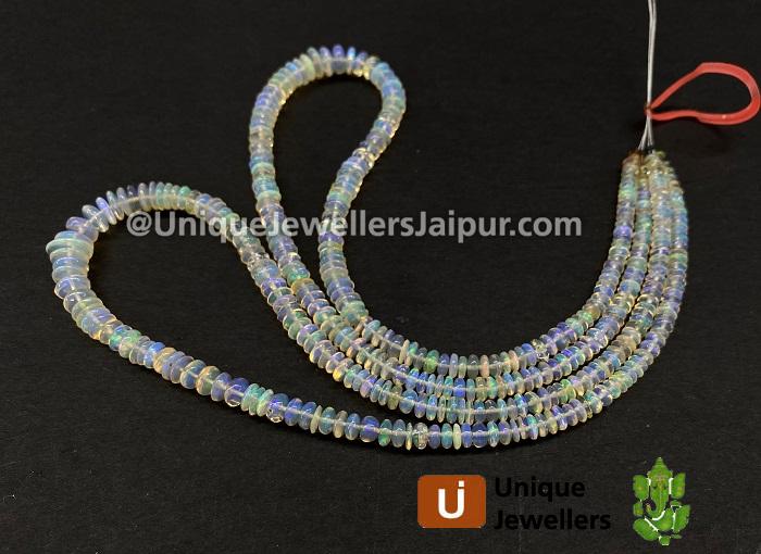 Ethiopian Opal Smooth German Cut Beads