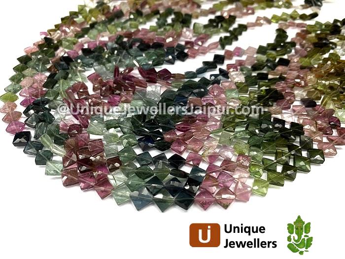 Tourmaline Faceted Kite Beads