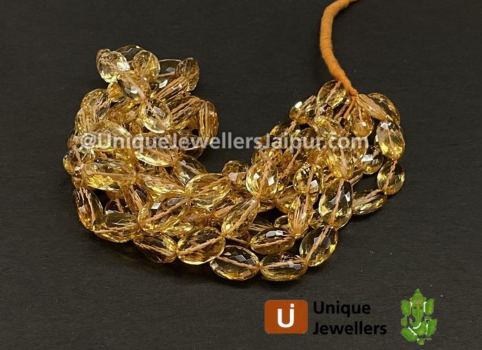 Citrine Faceted Nugget Beads