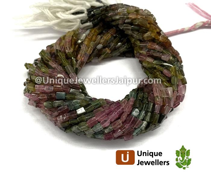 Tourmaline Smooth Square Beads