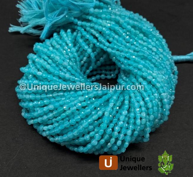 Amazonite Micro Cut Coin Beads