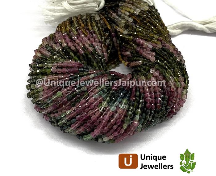 Tourmaline Micro Cut Coin Beads