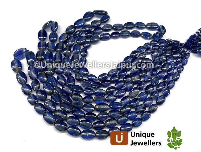 Kyanite Far Smooth Oval Beads