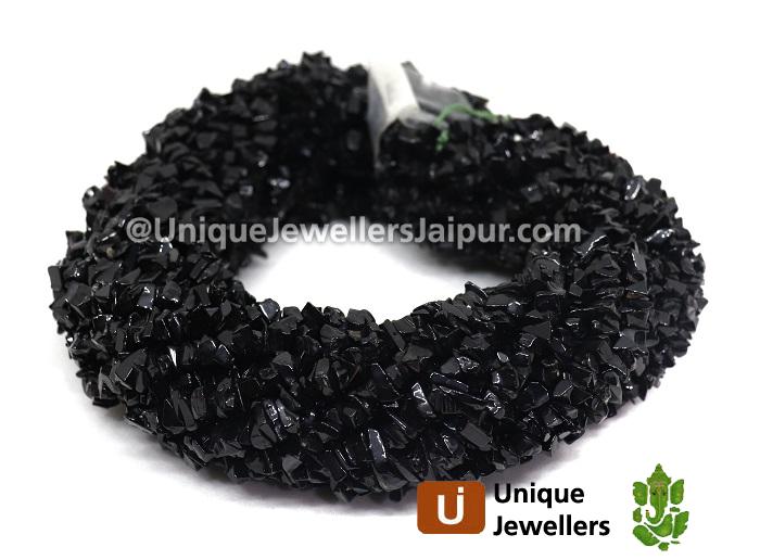 Black Onyx Uncut Chips Beads