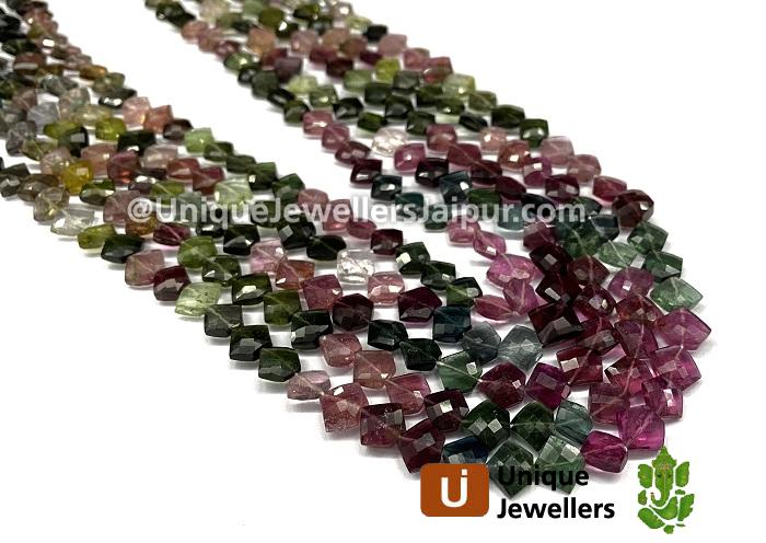 Tourmaline Far Faceted Pentagon Beads