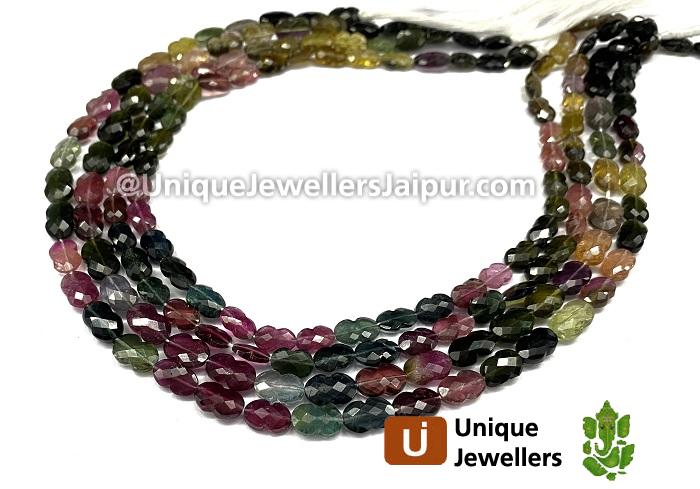 Tourmaline Far Faceted 8 Bird Beads