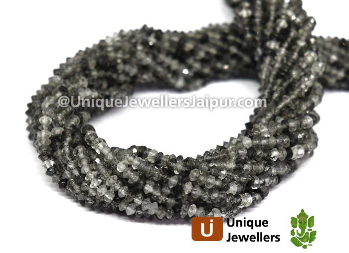 Black Rutail Micro German Cut Beads