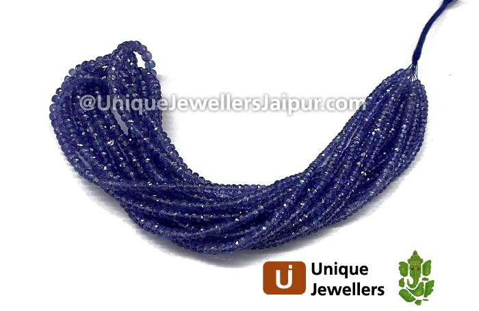 Tanzanite Faceted Roundelle Beads