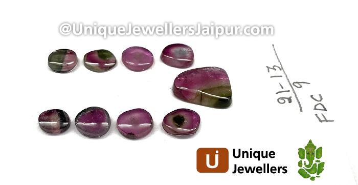 Watermelon Tourmaline Smooth Slices