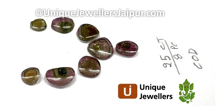 Watermelon Tourmaline Smooth Slices