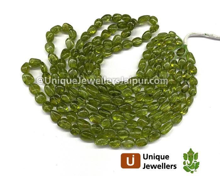 Peridot Smooth Nugget Beads