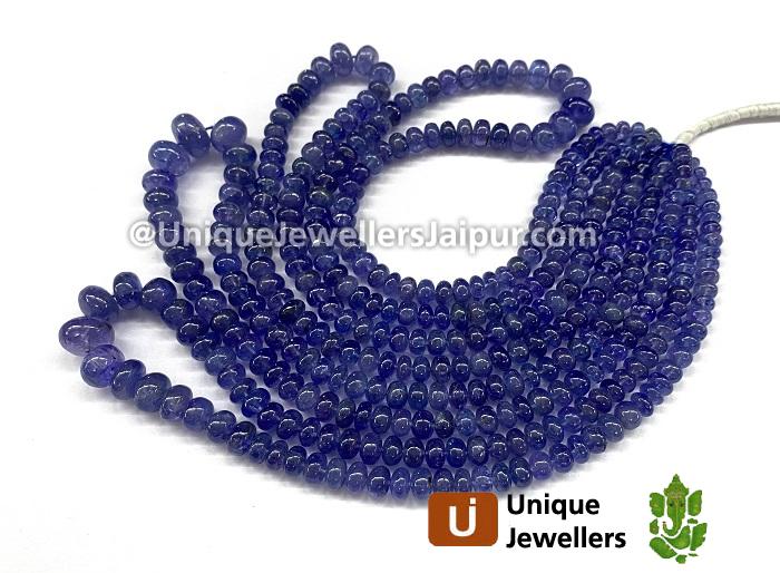 Tanzanite Far Smooth Roundelle Beads