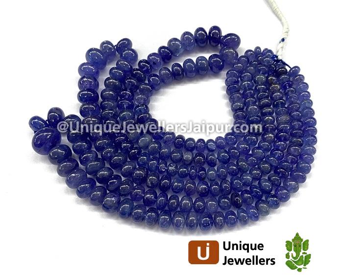 Tanzanite Far Smooth Roundelle Beads