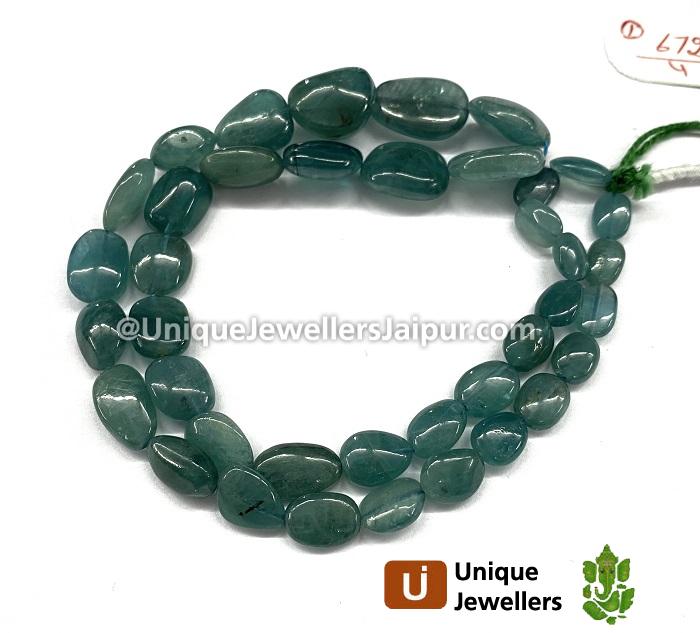 Indicolite Blue Grandidierite Smooth Nugget Beads