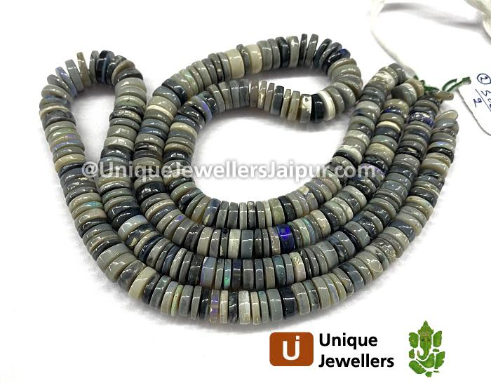 Australian Opal Smooth Tyre Beads