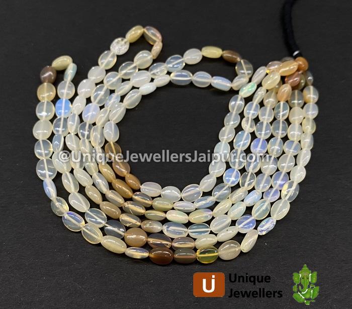 Ethiopian Opal Plain Oval Beads