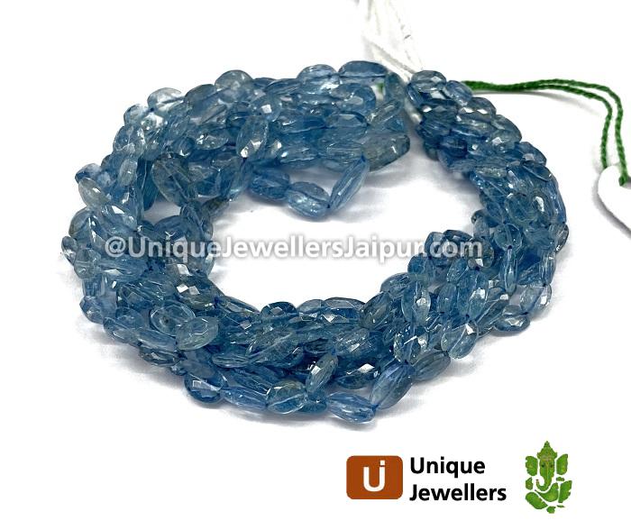 Santa Maria Aquamarine Faceted Oval Beads