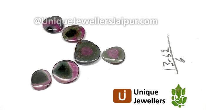 Watermelon Tourmaline Smooth Slices