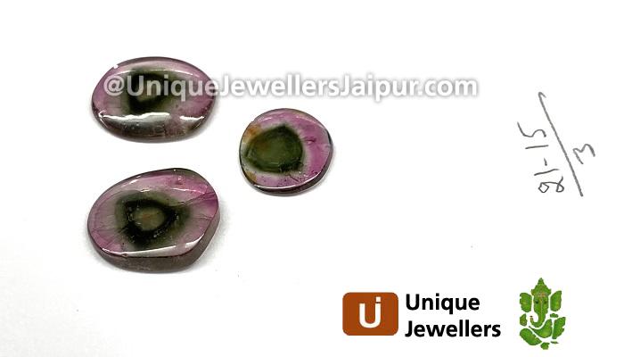 Watermelon Tourmaline Smooth Slices