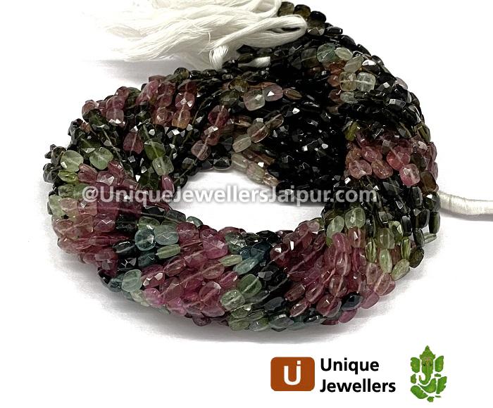 Tourmaline Faceted Chicklet Beads