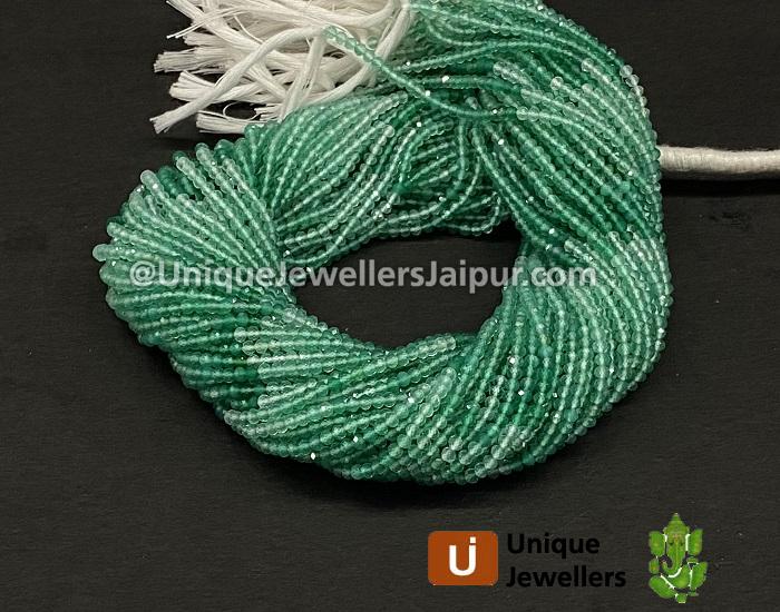 Green Onyx Shaded Micro Cut Round Beads