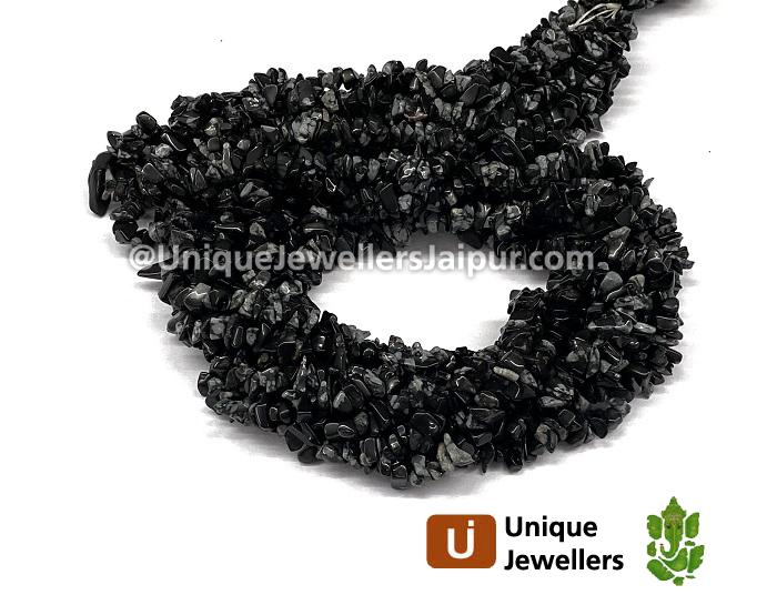 Black Obsidian Uncut Beads