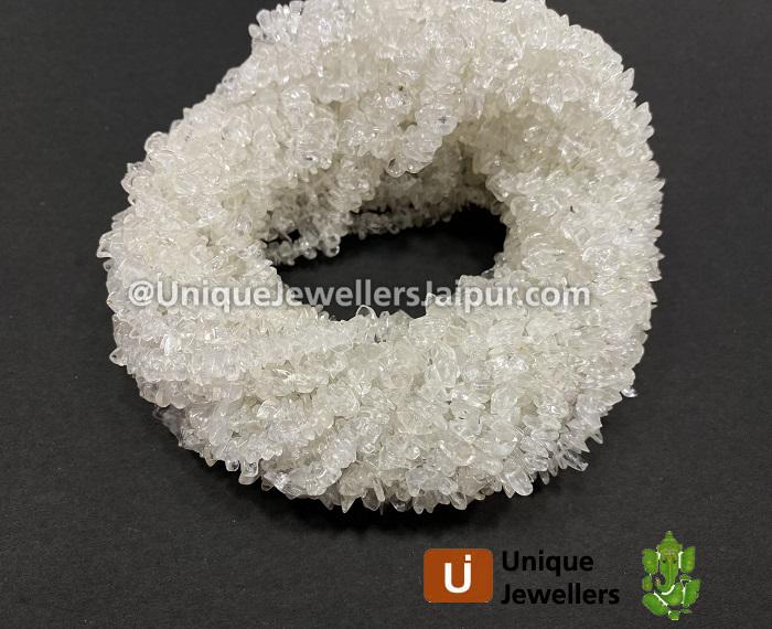 Crystal Quartz Uncut Chips Beads