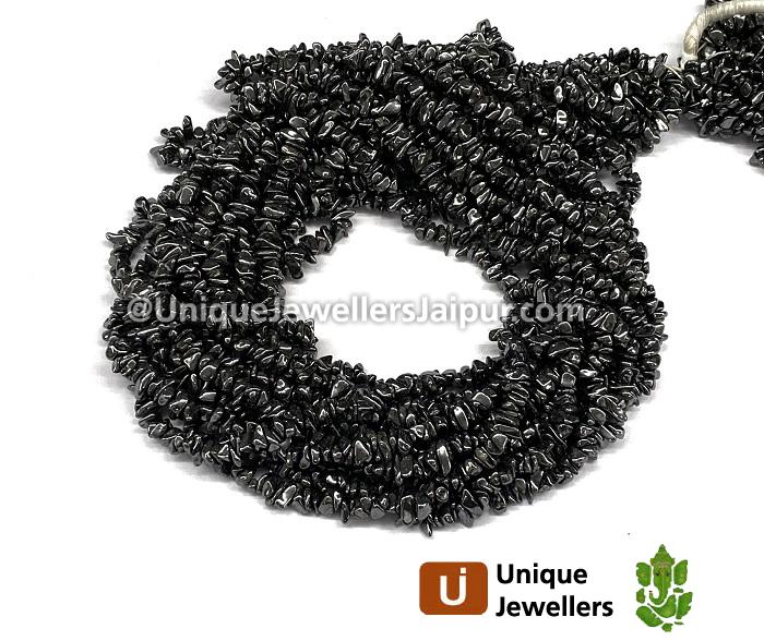 Hematite Uncut Chips Beads