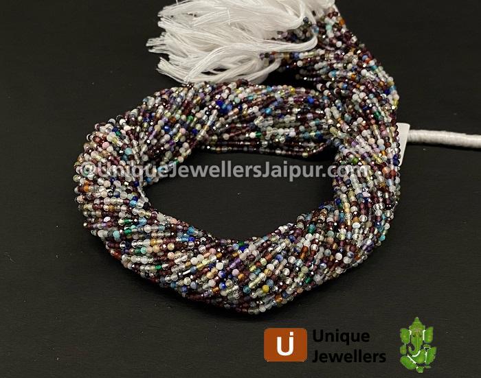 Multi Stone Micro Cut Beads