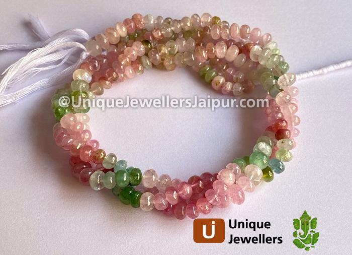 Afghan Tourmaline Far Smooth Roundelle Beads