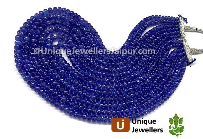 Tanzanite Far Smooth Roundelle Beads