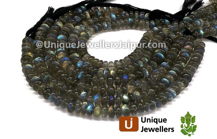 Labradorite Far Smooth Roundelle Beads