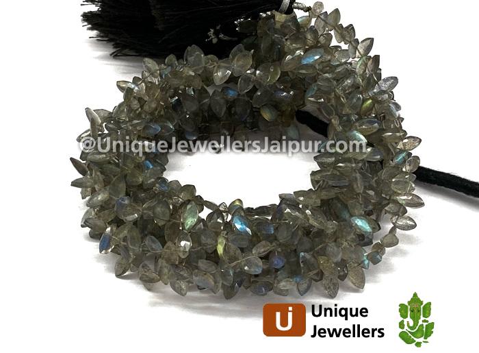 Labradorite Faceted Marquise Beads