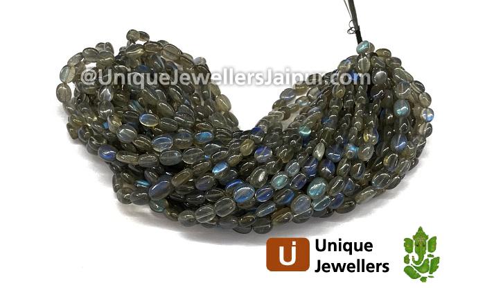 Labradorite Smooth Oval Beads