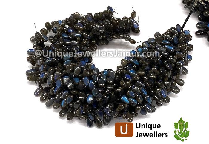 Labradorite Smooth Pear Beads