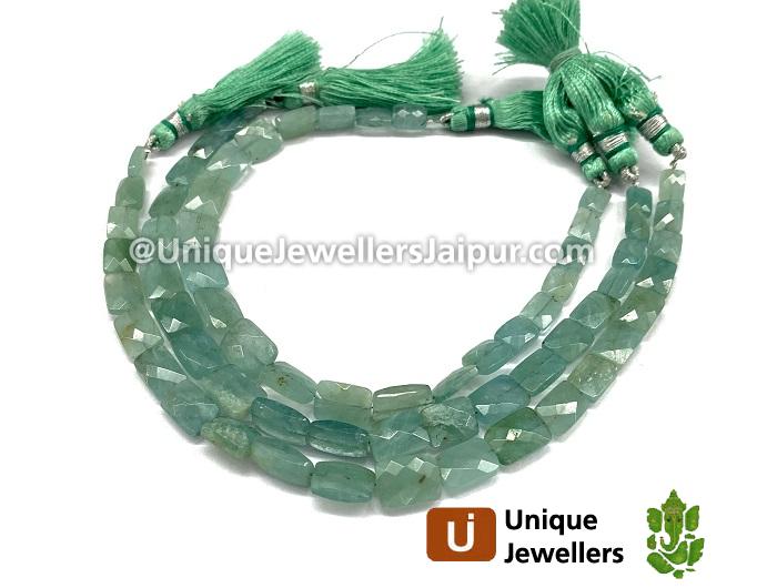 Grandidierite Faceted Chicklet Beads