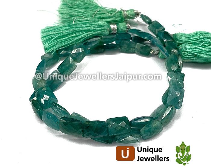 Indicolite Grandidierite Faceted Chicklet Beads