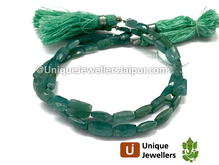 Indicolite Grandidierite Faceted Chicklet Beads