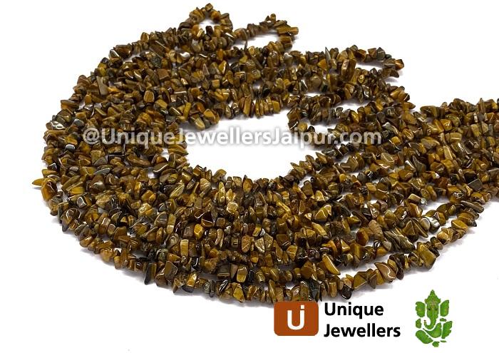 Tiger Eye Uncut Chips Beads