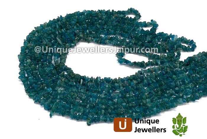 Neon Apatite Uncut Chips Beads